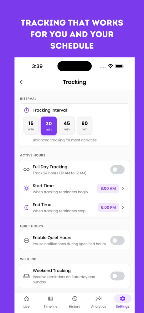 Voice Tracking Interface